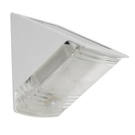 MAXSA 40234 Motion Activated Weatherproof Solar LED Wedge Light, White