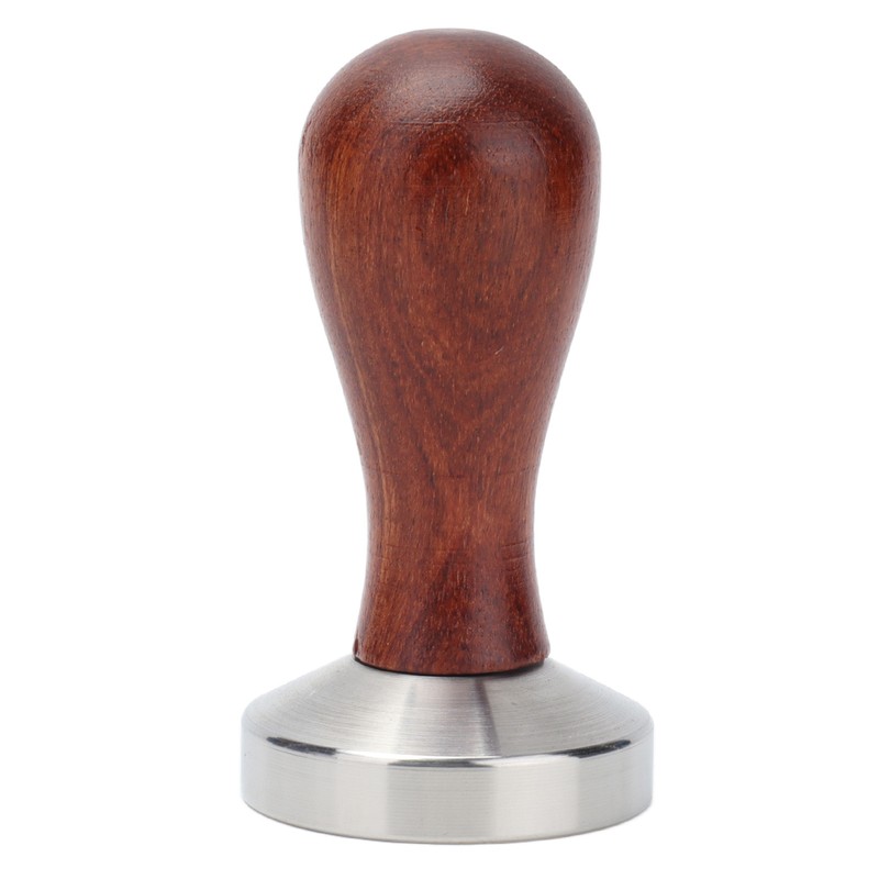 53mm Coffee Tamper with Wooden Handle Stainless Steel Coffee Powder