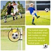 4 Pack Soccer Top Bins Target Net, Football Shooting Training