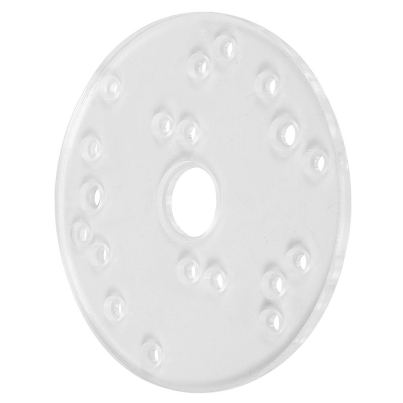 Router Universal Base Plate Acrylic with Centering Pin Screws for