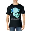 Kawaii Gamesolotl Axolotl Gamer Anime Gifts Boys Girls T-Shirt