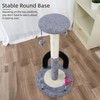 ROYPET Sisal Scratching Post Sisal Round Shape Scratching Pad with