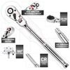 UYECOVE 1/2 3/8 1/4 Inch Drive Ratchet Set, 3Pcs Flex