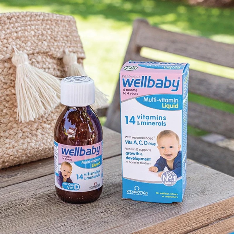 Vitabiotics Wellbaby Multi-Vitamin Liquid, 150ml, (Pack of 1)