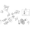 Shimano BR-R7000 BR-R7010-F BR-R7010-RS Y8ZJ98030 Repair Parts Quick Release Assembly