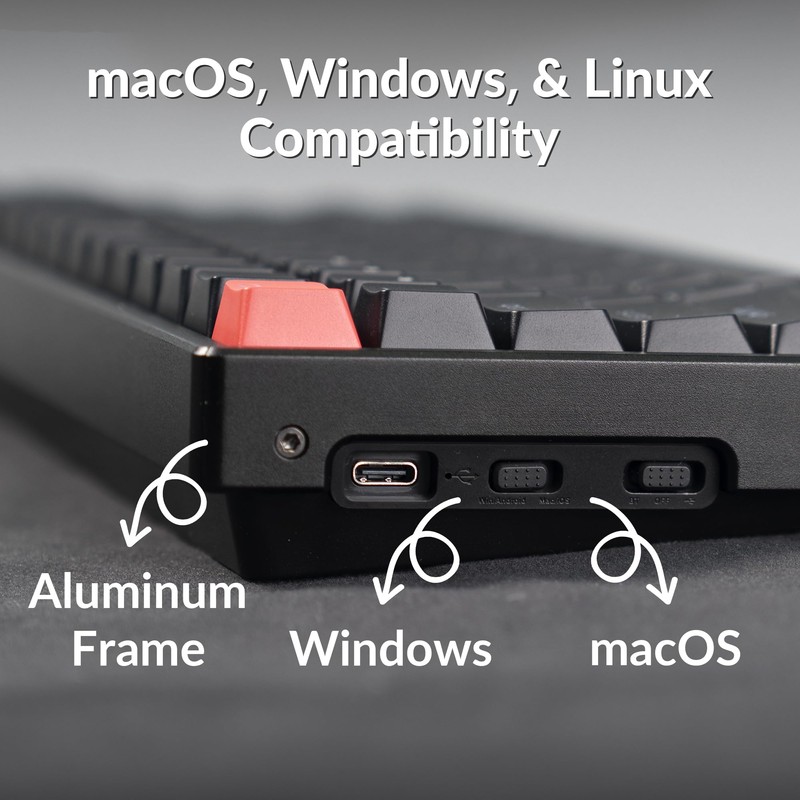 Keychron K2 75% Layout QMK Wireless and Wired Options Mechanical