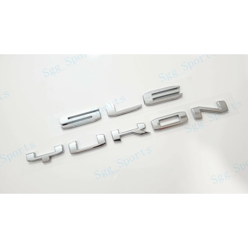 GMC 2PCS GMC 2021-2023 Yukon Yukon XL Rear Tailgate Chrome