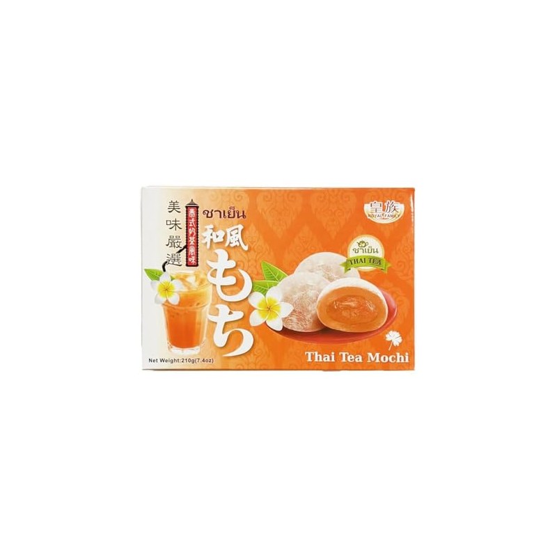 Japanese Mochi Sweet Rice Dessert (2 PACKS, THAI TEA MOCHI)