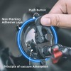 SKEZN Strong Metal Suction Cup Mount Compatible with Gopro Hero