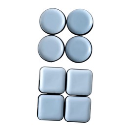 LALAFINA Felt Furniture Pads Non-Slip Square Mats for Chairs 8pcs Table Chair Leg Protectors