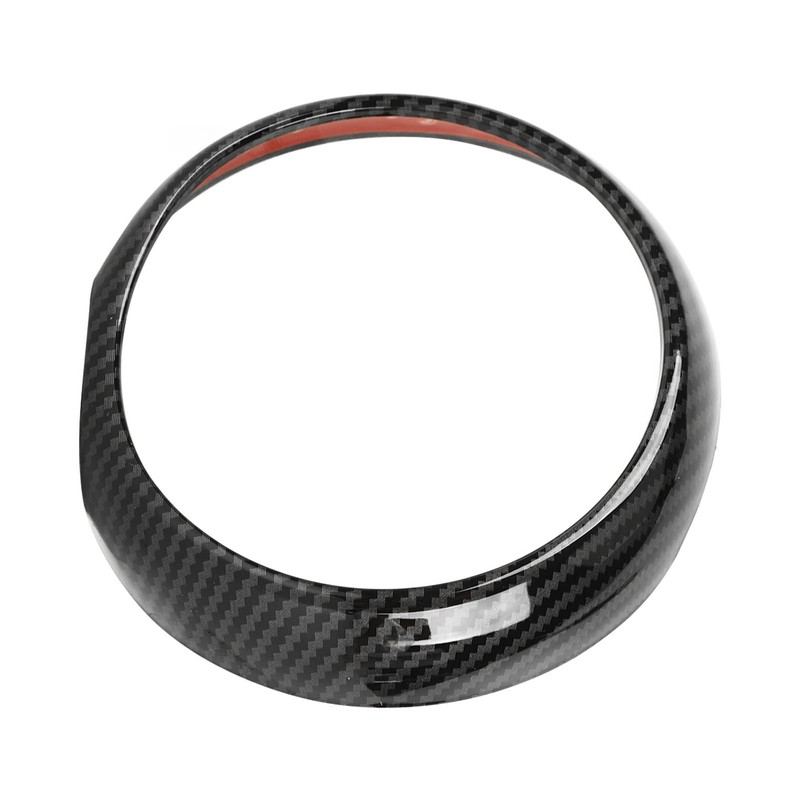 Car Dashboard Cover Edge Trim Decoration Ring Carbon Fibre Style