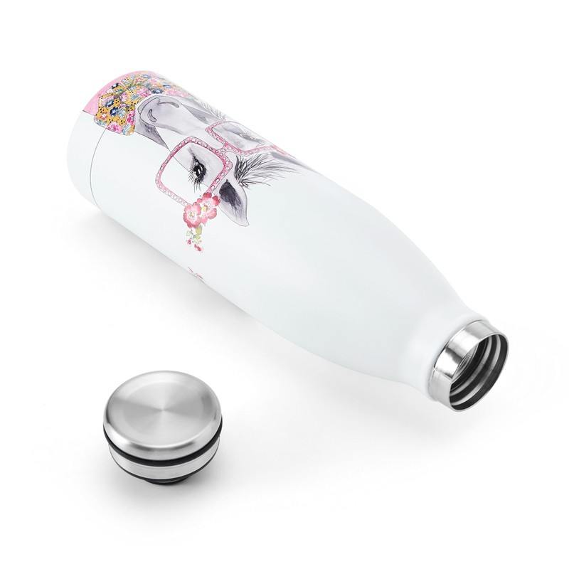 MIKASA x Tipperleyhill 500ml Water Bottle, Horse, Sleeved