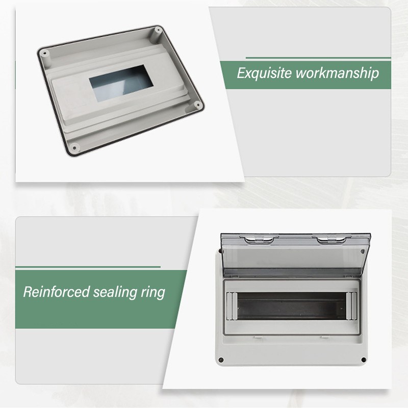 Circuit Breaker Distribution Box Open Mounting IP65 Waterproof 5 Way