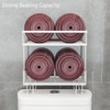 FLOLXNB Over The Toilet Storage Shelf, 2-Tier Bathroom Storage Organizer