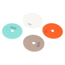Polishing Pad Set High Grade Wear Resistant Soft Grinding Disc for Marble Granite Polishing 8Pc