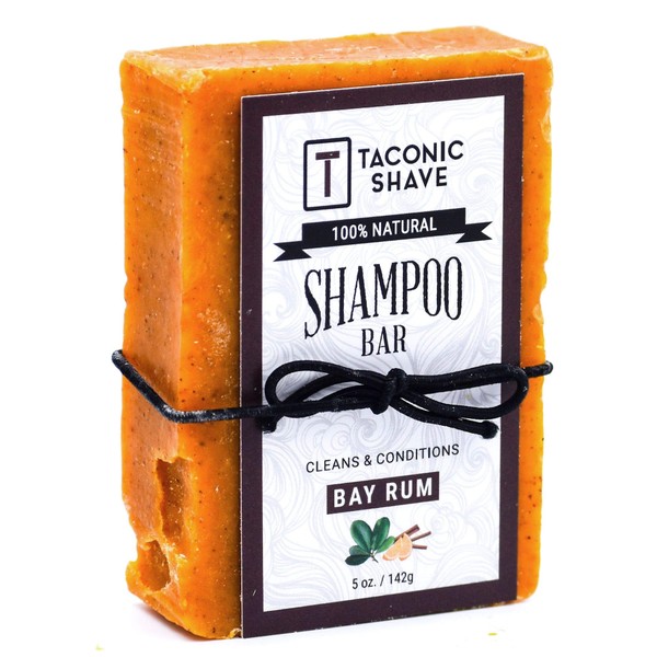 Taconic Shave Bay Rum Shampoo Bar - All Natural/Handcrafted - 5.0 oz.