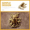 Warmhm Retro Octopus Model Ornament Octopus Statue Figurine Desktop Adornment