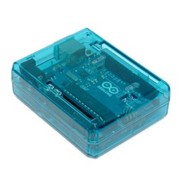 SB Uno R3 Case Enclosure New Transparent (Blue) Computer Box Compatible with Arduino UNO R3
