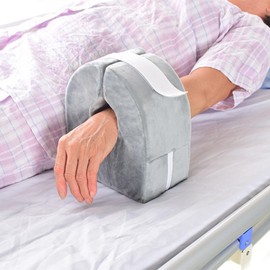 Adult Bed Sore Pads Wedge Foot Support Pillow Pressure Ulcer Ankle Protector Ring Foot Rest Pillows Bedridden Patient Elderly Heel Cushion Sleeping Elevated Foam Pad Leg Post Surgery Recovery Pillow