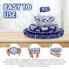 5 Pcs Bowl Covers Reusable in 5 Sizes- Elastic Lids