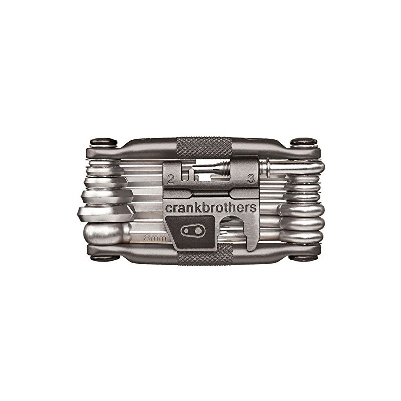 Crank Brothers Multi 19 Tool - Nickel/Bicycle Cycling Cycle Road