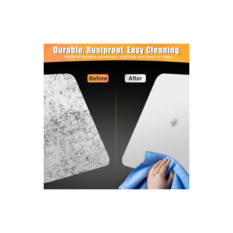 AOZBZ Aluminium Plastering Hawk, Mortar Board Holder Home Finishing Plastering