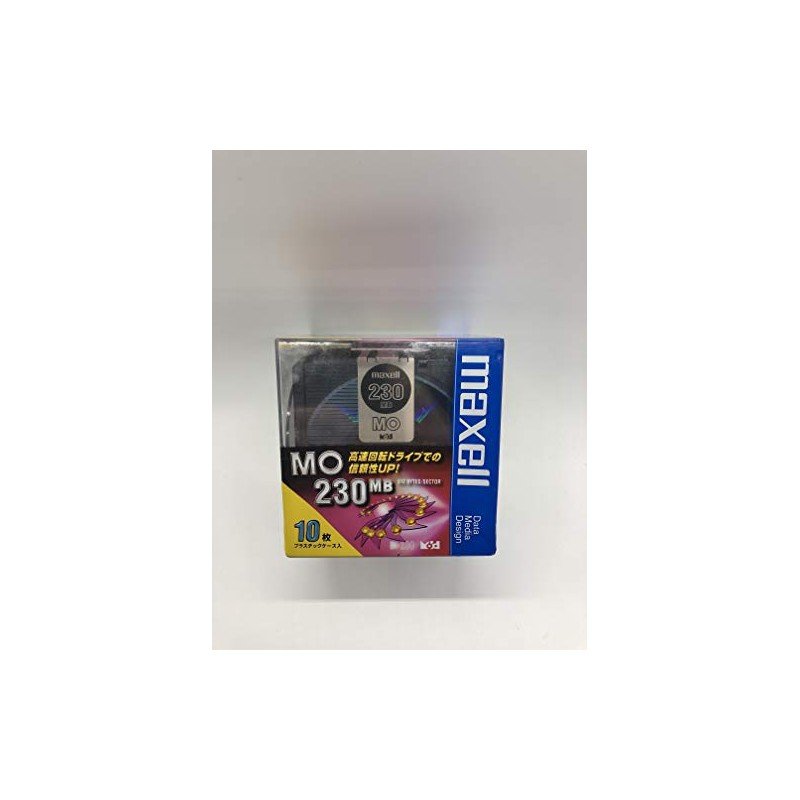 Maxell 3.5" MO 230MB Case of 10 MA-M230.B10P