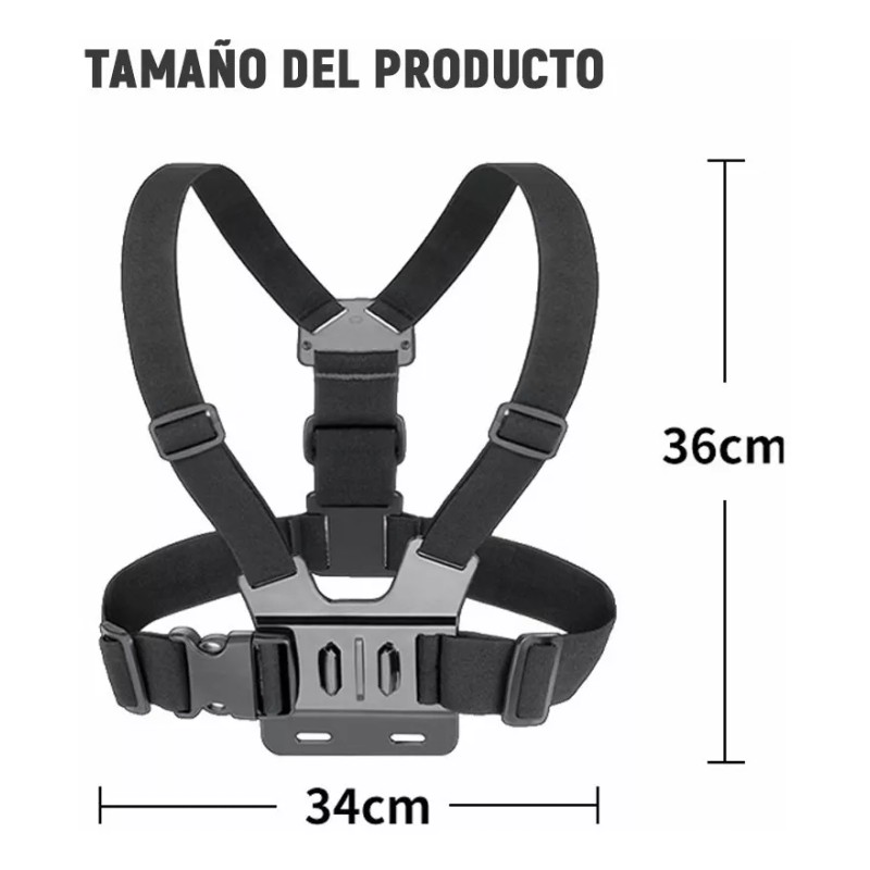 LOMETEB Sujeta Celular En Pecho/ Grabar Video Ciclismo Y Motocicleta
