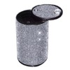 Crystal Aluminum Smokeless Car Ashtray with Fireproof Stainless Lid for