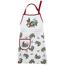 Portmeirion Home & Gifts Cotton Apron, Fabric, Multi-Colour, 95 x 70 x 95 cm