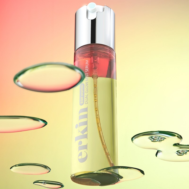 Erkin Dual Glow EGF Mist Serum 80ml Moisture Glowing Serum