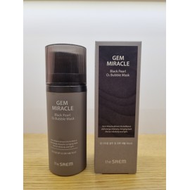 The Saem (The Saem) Gem Miracle Black Pearl O2 Bubble Mask / (더샘) 젬 미라클 블랙 펄 오투 버블 마스크