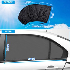 CaiTang Sonnenschutz Auto Baby,2 Stück Sonnenschutz Auto Baby mit UV Schutz, Sonnenblende Auto Kinder, Sonnenschutz Auto Seitenscheibe Universal Sonnenblende