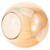 Glass Globe Lamp Shade Amber Round Lamp Cover Globes Transparent