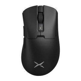 DeLUX Ergonomische Gaming Maus Kabellos M900PRO, 8000Hz Polling Rate, 63g Leicht, PAW3395 Sensor, 26000DPI, Huano Schalter, mit Magnetischer Ladestation (Schwarz)