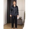 AprBean Satin Silky Men's Pajama Sets Big and Tall Long