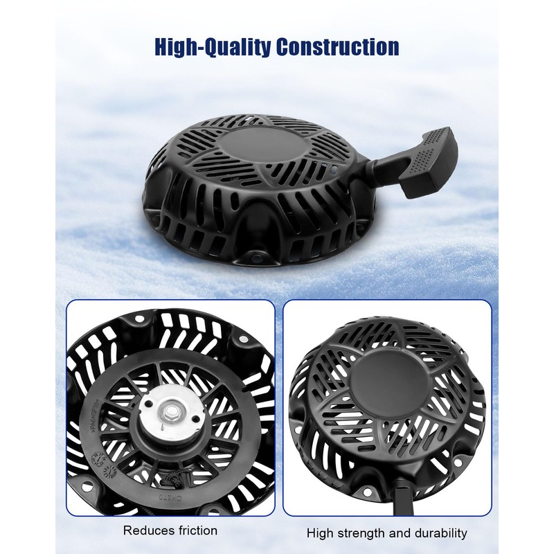 TIKSCIENCE Pull Start Recoil Starter Assembly Fit for Kohler CH270