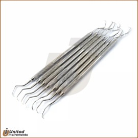 Medentra New Gracey Curettes Dental Hygiene Scaling and Root Planing Periodontal Curette