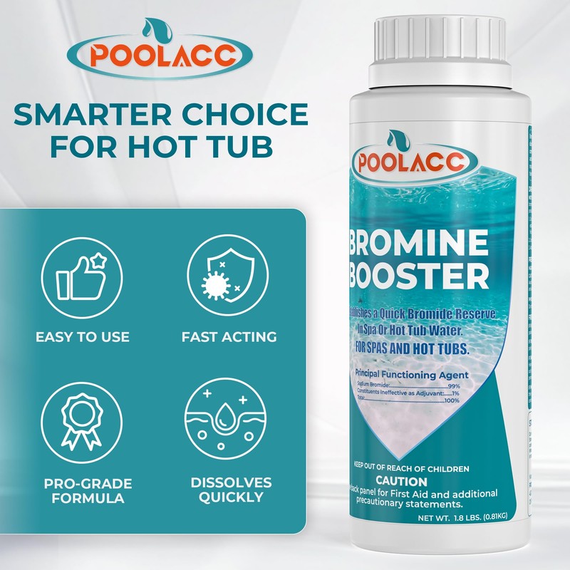 1.8LB Bromine Booster for Hot Tubs & Spas | Fast-Acting
