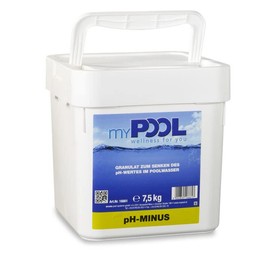myPool pH Minus Granules Quick Dissolving for pH Lowering and Stabilisation - pH Reducer (7.5 kg)