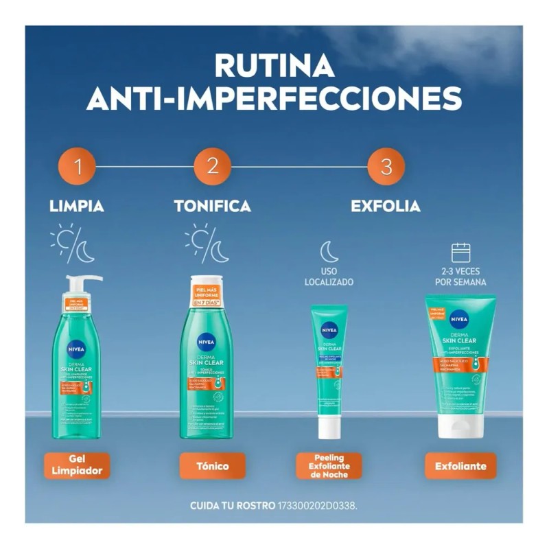 Nivea Derma Skin Clear Exfoliante Anti-imperfecciones 150ml