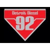 Unbranded Detroit Diesel 1974+ Series 92 Emblem for Busses, Marina,
