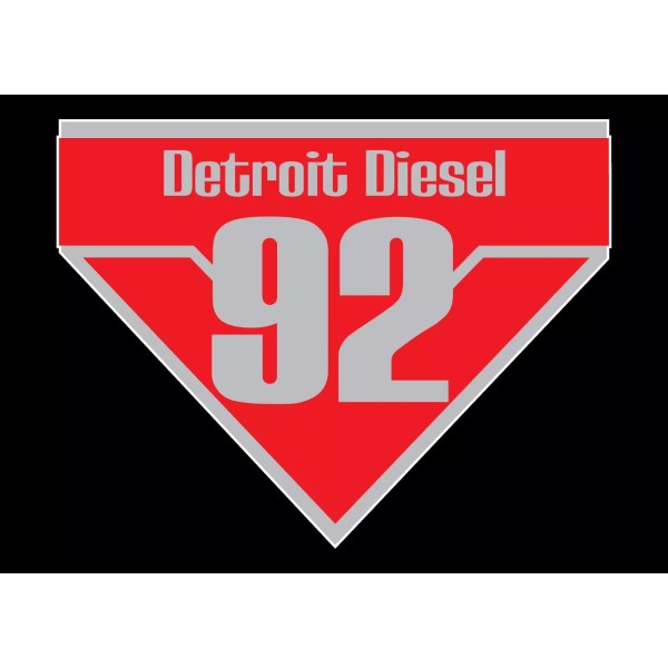 Unbranded Detroit Diesel 1974+ Series 92 Emblem for Busses, Marina,