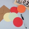 Set of 360 Presentation Cards, 6 Colours, Round, Oval and