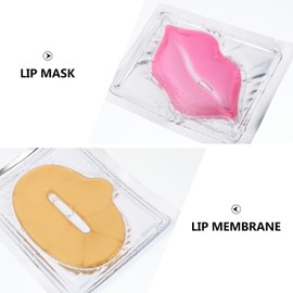 GALPADA Mascarillas Labiales de Colágeno Varios estilos 20 Piezas Absorción y Efecto Lifting para Exfoliar y Nutrir Labios Varios estilos Uso Diario
