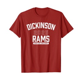 Dickinson Rams Jersey City, New Jersey 2025 T-Shirt