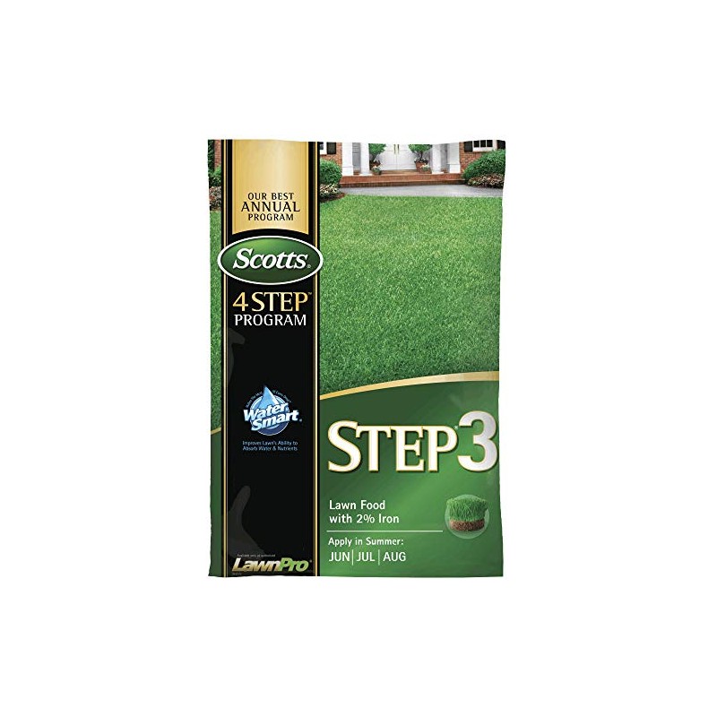 Scotts 33040 Step-3 Lawn Food with 2% Iron, 5000 Sq