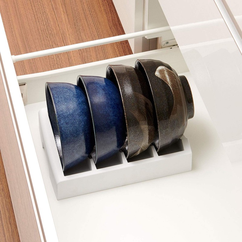 Belca Cupboard Storage Bowl Stand L for Bowls up to