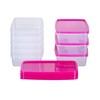 MiraHome Food Storage Containers Freezer Containers 1 Litre Rectangular Flat