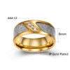 ringheart Couple Rings Matching Ring 1.5ct CZ Gold Plated Women